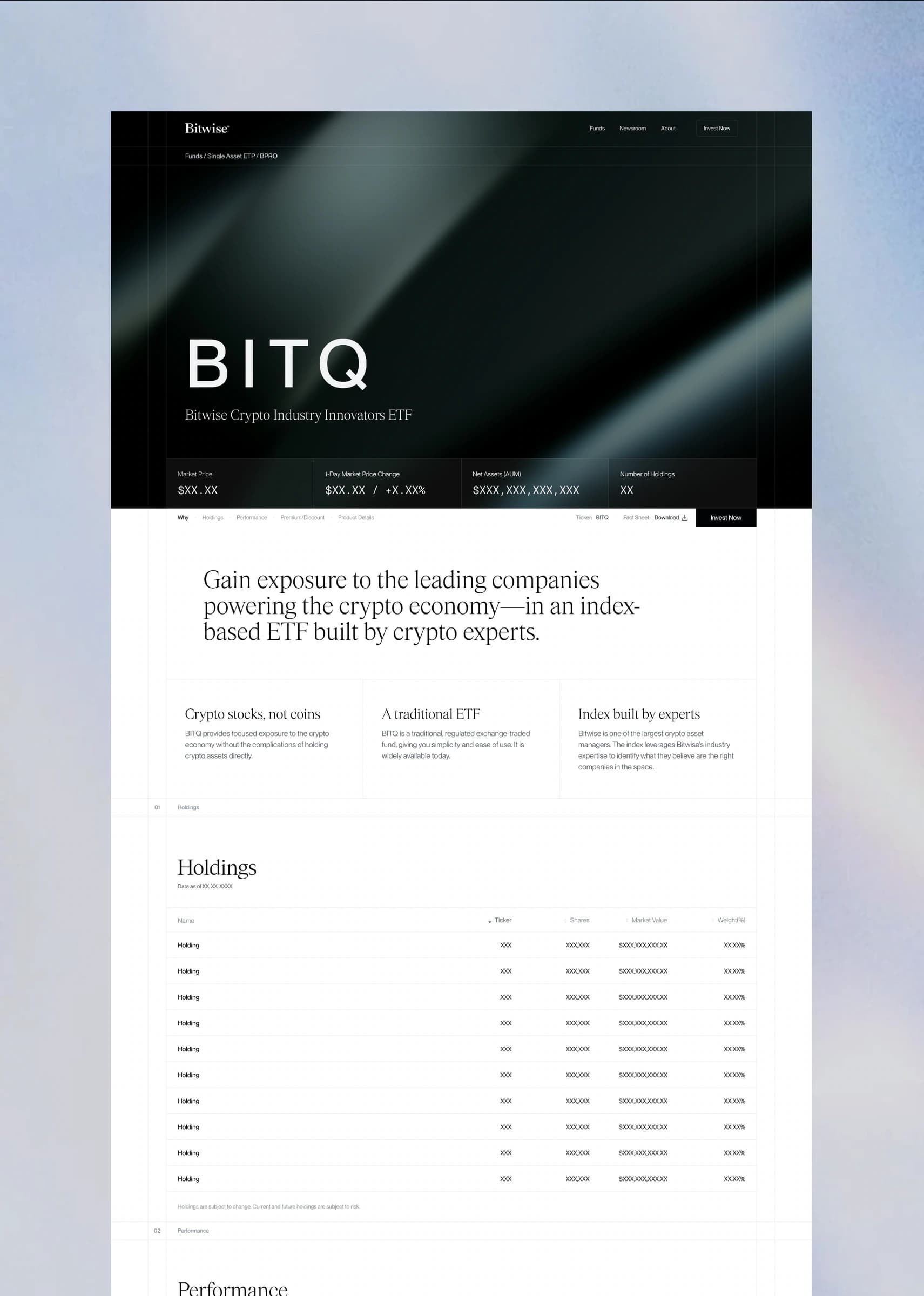Bitwise: Etf Page