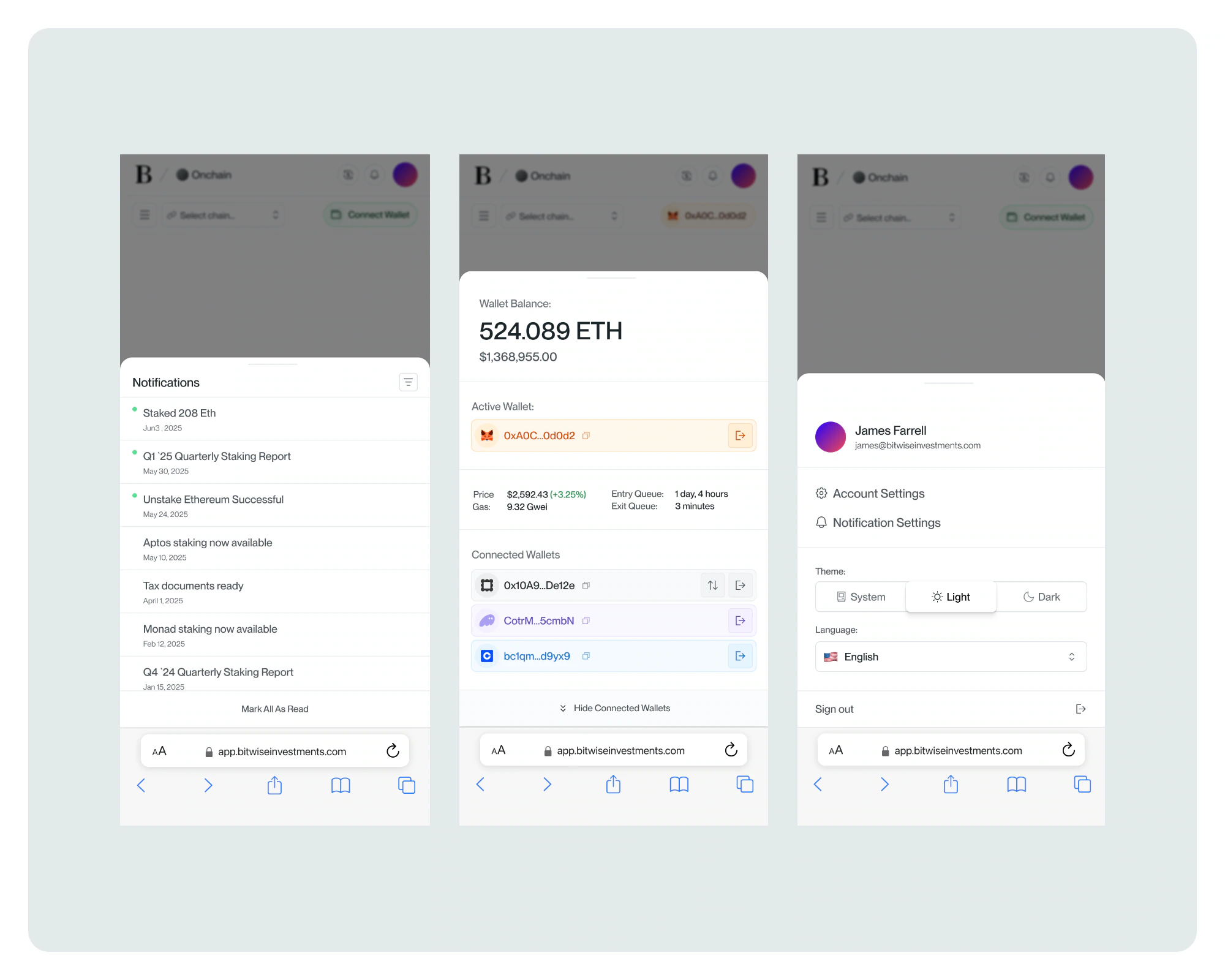 Bitwise: Onchain Mobile