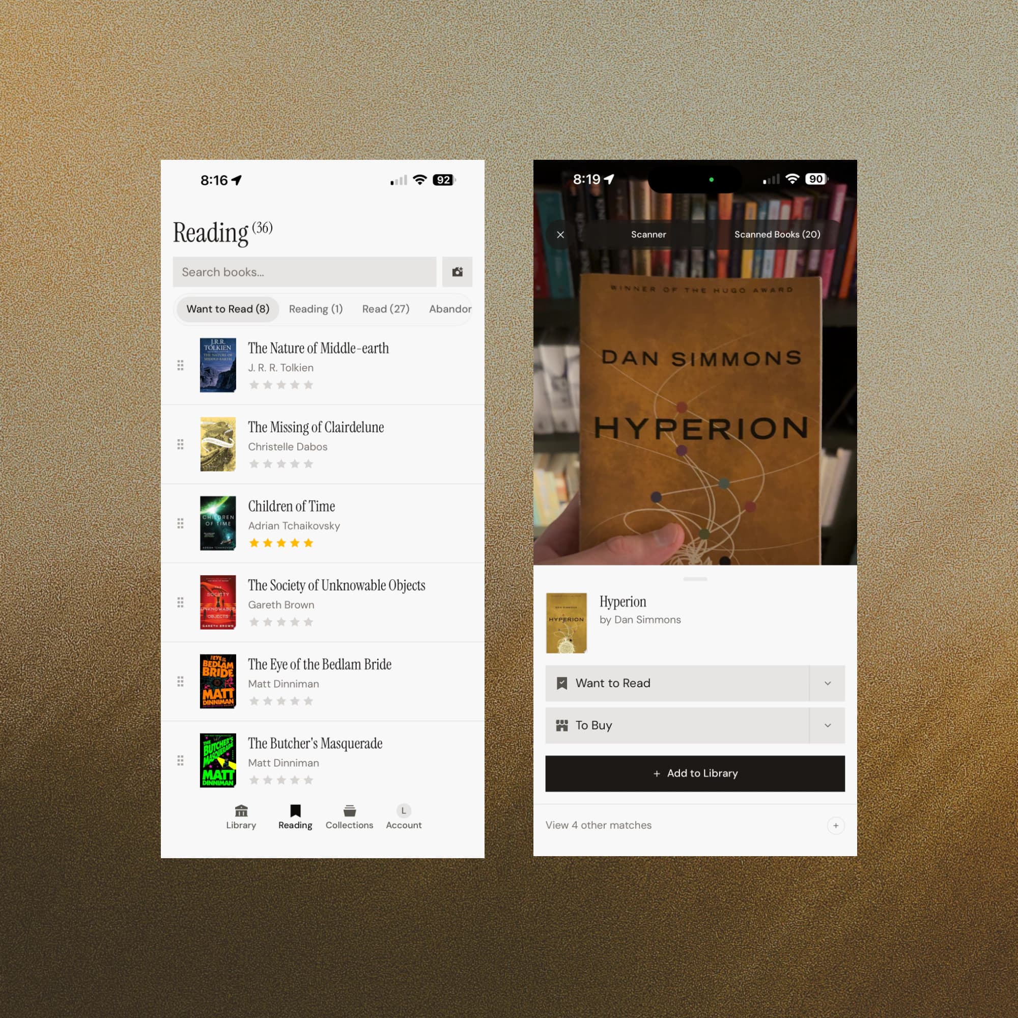 Hardcovers: Book